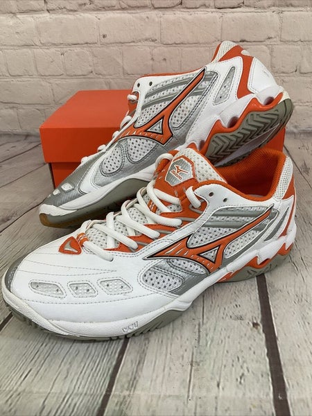 Mizuno Wave Spike 9 VS1 Women's US Size 8.5 Orange Tennis Active Wear Shoes