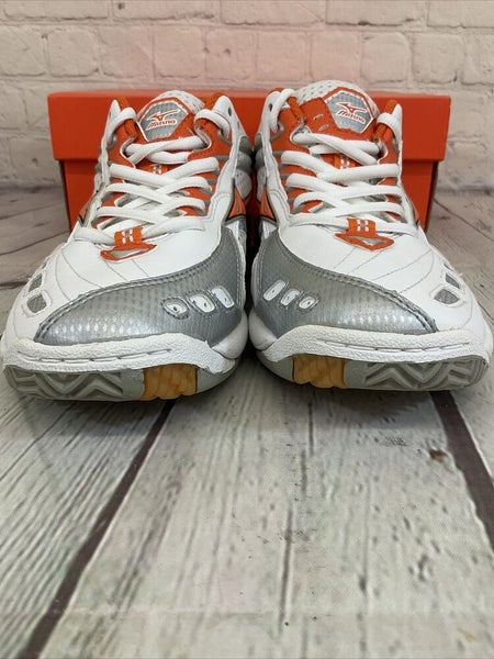 Mizuno Wave Spike 9 VS1 Women's US Size 8.5 Orange Tennis Active Wear Shoes