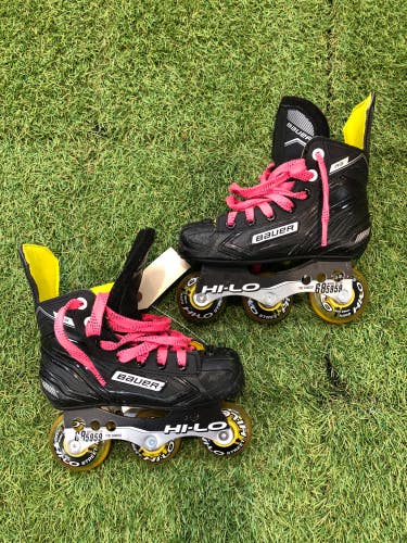 Used Bauer RS Inline Skates Regular Width Size 12.0 - Youth