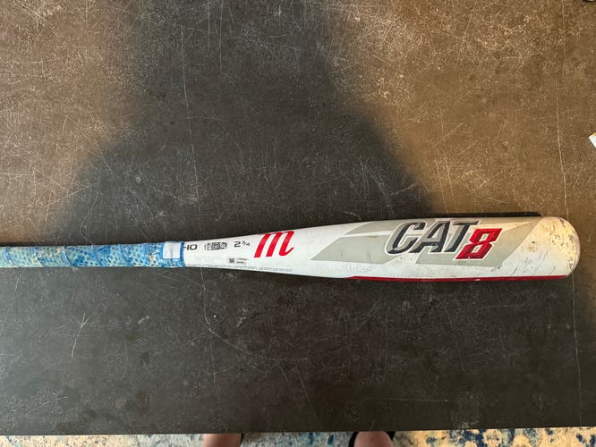 Used 2022 Cat 8 Marucci USSSA Certified Alloy 17 oz 27" CAT9 Bat