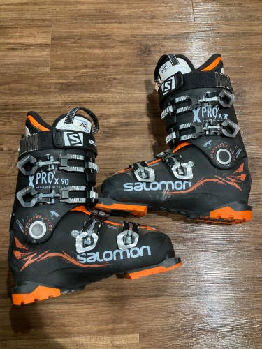 Used Men's Salomon X Pro X90 Ski Boots | Mondo 26 & 26.5 306mm