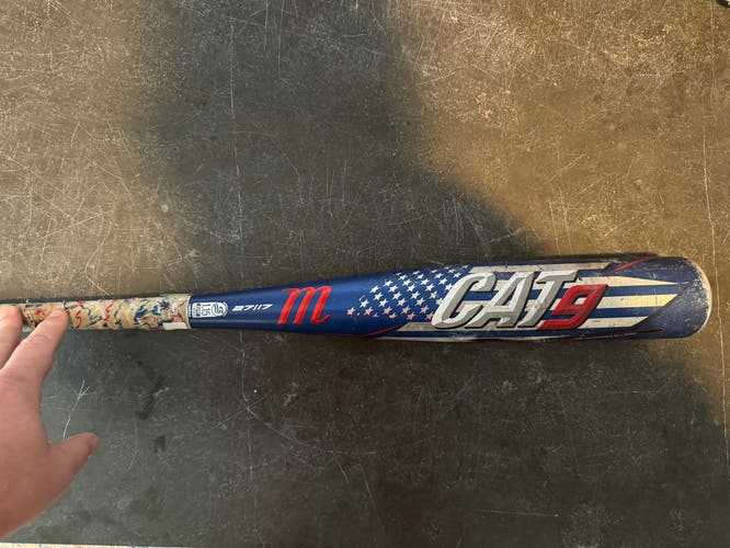 Used 2022 Marucci USSSA Certified Alloy 17 oz 27" CAT9 Bat