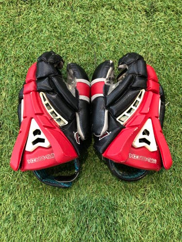 Used Goalie Maverik Rome Lacrosse Gloves 12"