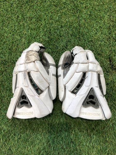 Used Goalie Maverik Rome Lacrosse Gloves 13"