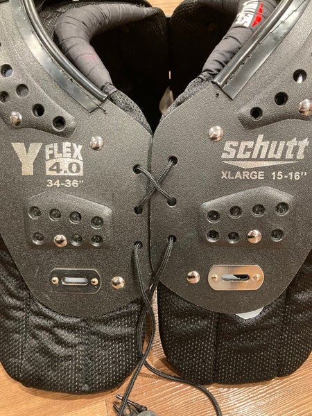 Schutt Y Flex 4.0 Shoulder Pads | Youth  Extra Large