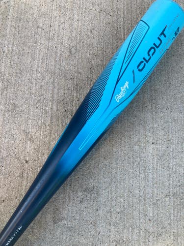 Used Rawlings Clout Bat USSSA Certified (-10) Alloy 20 oz 30"