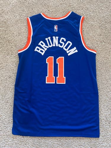 Jalen Brunson #11 New York Knicks Blue Jersey | size 52