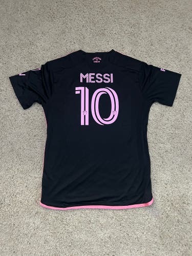 Lionel Messi #10 Black Inter Miami Jersey | Size Men’s Large Slim fit