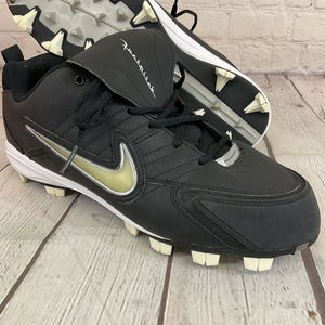 Nike Women's Fastpitch Slam MCS Softball Cleats Colors Black White US Size 10