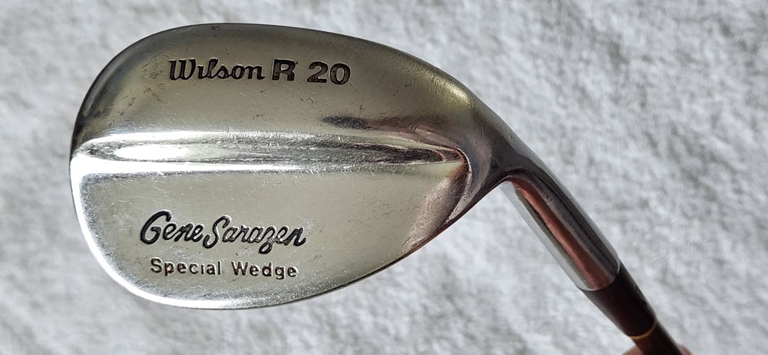 Wilson R-20 Gene Sarazen Special Wedge RH; Brown Coated Steel Shaft