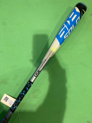 Used Kid Pitch (9YO-13YO) 2018 Louisville Slugger Solo 618 Bat USABat Certified (-11) Alloy 18 oz 29