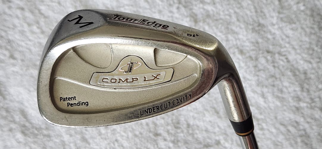 Tour Edge COMP LX 51° Wedge RH; Steel Shaft