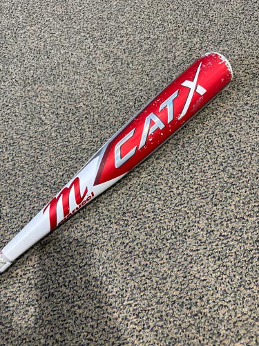 Used Kid Pitch Marucci CAT X Bat USABat Certified (-11) Alloy 19 oz 30"