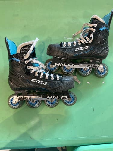 Used Senior Bauer RSX Inline Skates Regular Width Size 8