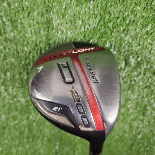 Wilson Staff D200 Super Light 7 Wood 21° Elements Chrome 49FR Reg Flex RH 42"