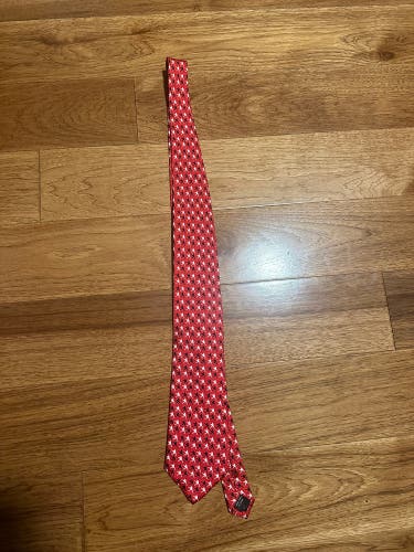 Red Lacrosse Tie