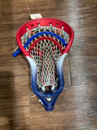 Red Used Defense ECD Lacrosse Rebel Strung Head