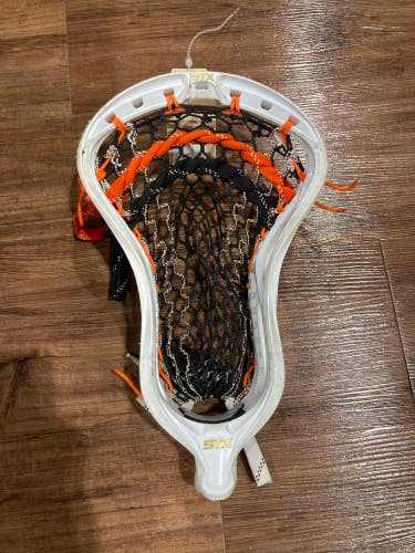 Orange Used Attack & Midfield STX Stallion 900 Strung Head