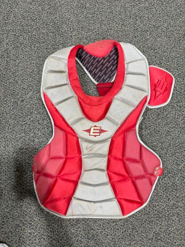 Red Used Adult Easton Catcher's Chest Protector