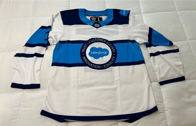 Authentic Salesforce Ice Hockey Jersey (L)