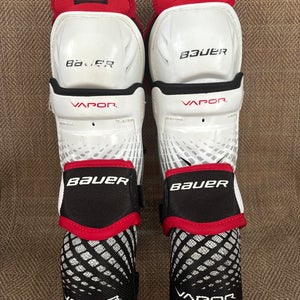 Used Youth Bauer 10.5” Vapor Shin Pads AND Elbow Pads
