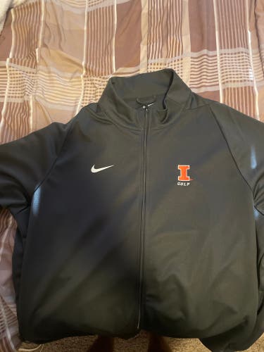 New Nike University Of Illinois Golf Player Exclusive Crewneck- SIZE X/L