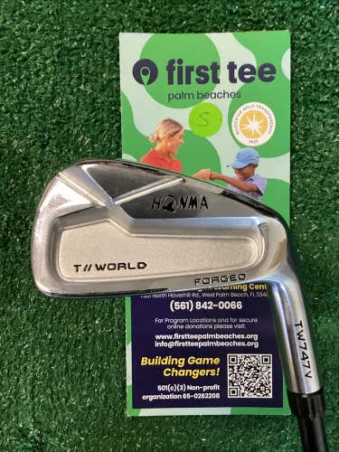 Honma T-World TW747V Forged 7 Iron Stiff Graphite Shaft