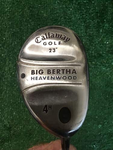 Callaway Big Bertha Heavenwood Ladies 4 Hybrid 23* Graphite Shaft