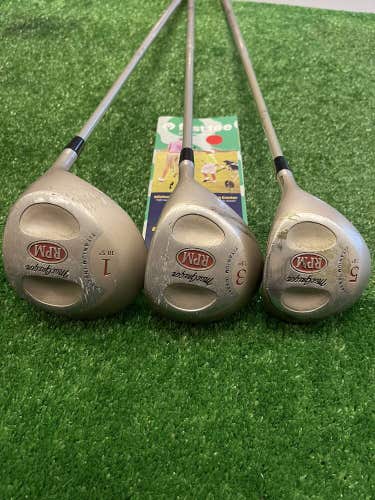 MacGregor RPM Ladies Woods Set Driver 3-5 Graphite Shafts