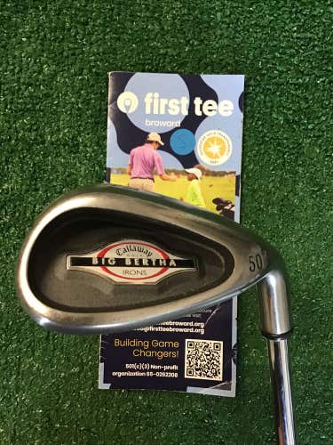 Callaway Big Bertha W Gap Wedge 50* Uniflex Steel Shaft