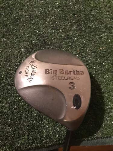 Callaway Big Bertha Steelhead 3 Wood Regular ProLite Grafalloy Graphite Shaft