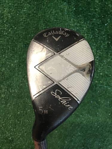 Callaway Solaire Left Handed 5 Hybrid 27* Ladies Graphite Shaft