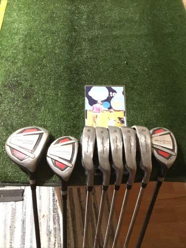 Tommy Armour EVO Full Set 3W, 4H, 5H, 6-PW Uniflex Steel/Graphite Shafts