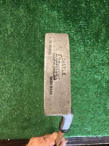 Castle Diplomat 58 Putter Hickory Wood Shaft 35 Inches