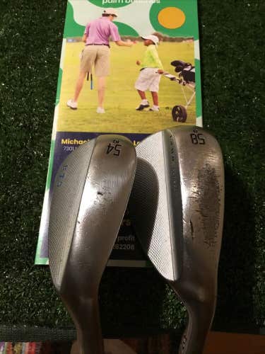 Ping Glide Forged Yellow Dot 56* Sand and 60* Lob Wedge Set Steel Shafts