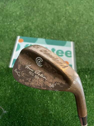 Cleveland BeCu Tour Action REG.588 56* Lob Sand Wedge SW Steel shaft 35.5”