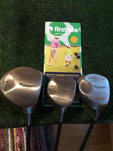 Riley Metalogic Driver, XC Loft Wood, 5 Woods Set Light Senior Graphite Shafts