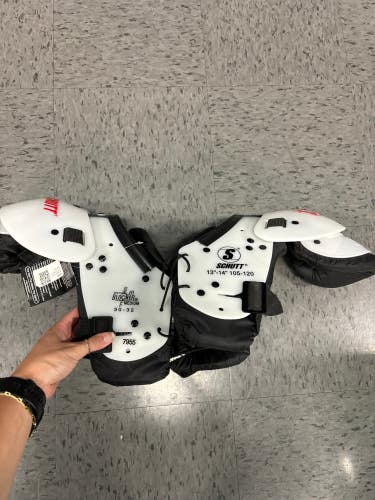 New Medium Youth Schutt Jr Blocker Shoulder Pads