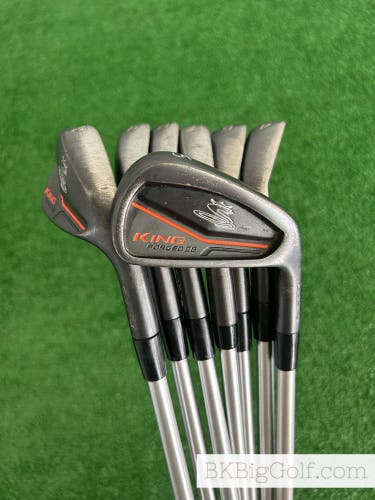 Cobra King Forged CB / MB Black Combo Iron Set 4-P / KBS Tour C-Taper 120 Stiff