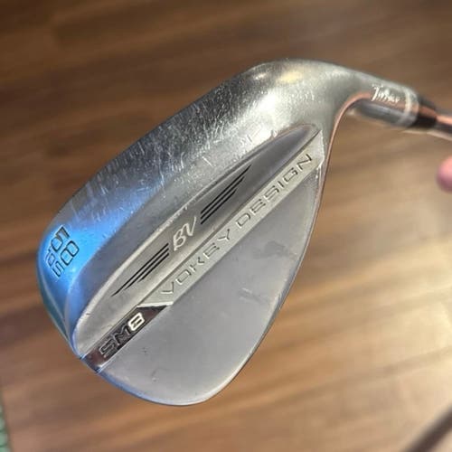 Used Men's Titleist Right Handed Wedge Flex Steel Shaft Vokey SM8 Wedge