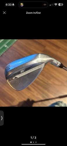 Used Men's Titleist Right Handed Wedge Flex Steel Shaft Vokey SM8 Wedge