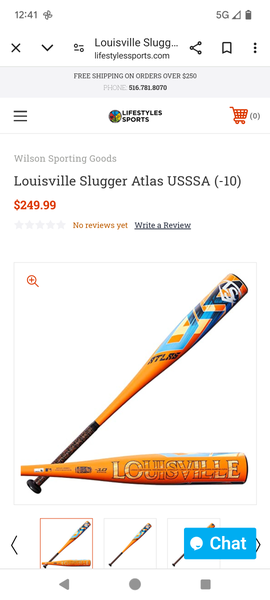 Batte Composite Louisville Slugger Attack 2013 – (-10) 29'' – 19oz – USSSA