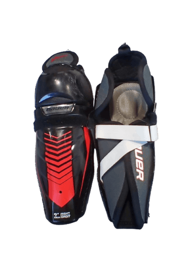 Used Bauer 9" Hockey Shin Guards