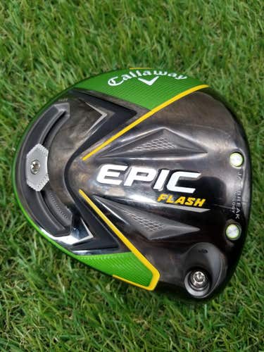 TOUR ISSUE 2019 CALLAWAY EPIC FLASH DRIVER 10.5* CLUBHEAD ONLY  +HC VERYGOOD