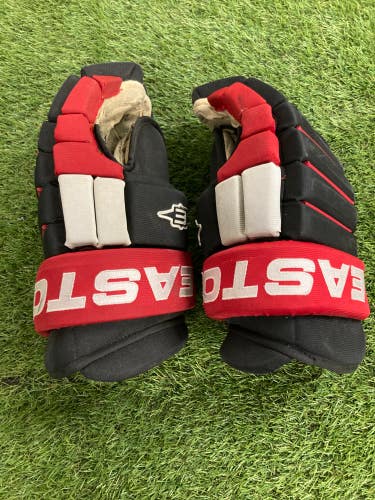 Red Used Senior Easton EQ Pro Gloves 15"