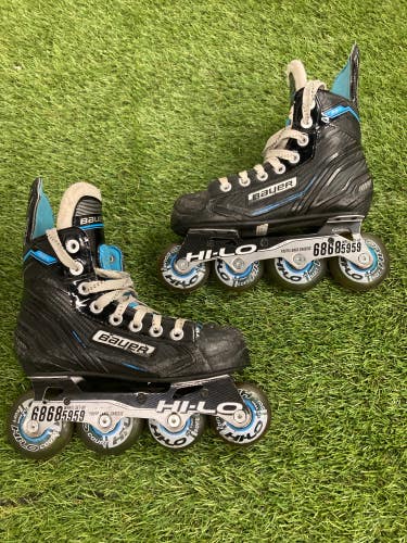 Used Junior Bauer RSX Inline Skates Regular Width Size 1