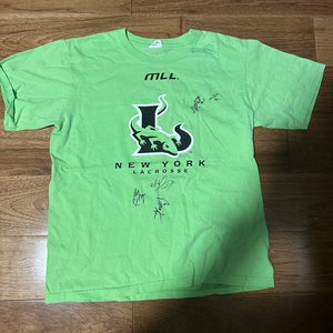Vintage Signed Long Island Lizards Shirt