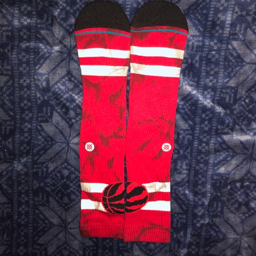 Red New Large Stance Socks