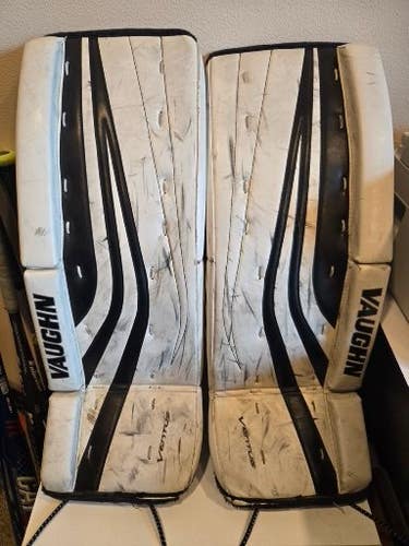 Used 26" +2 Vaughn Goalie Leg Pads