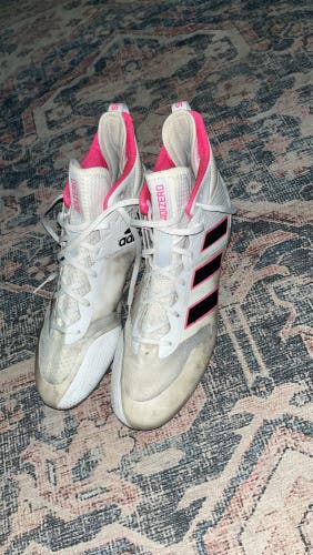 Adidas Adizero Lacrosse PLL Chrome Cleats 10.5